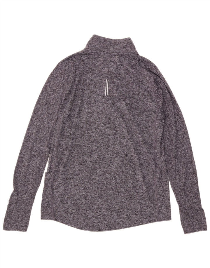 Top de trening Nike Dri Fit Pullover pentru femei UK 10 Small Grey Flecked
