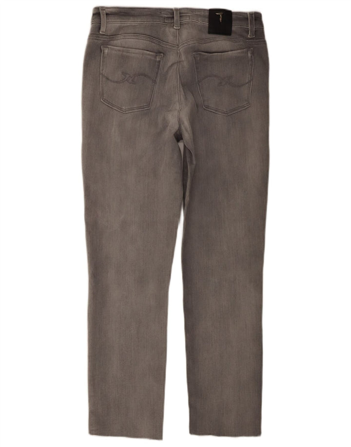 TRUSSARDI Blugi drepti pentru femei W27 L25 bumbac gri