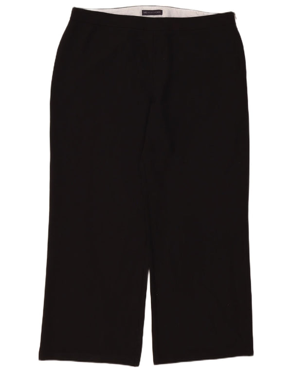 Pantaloni drepti pentru femei Marks & Spencer UK 18 XL W40 L30 Negru