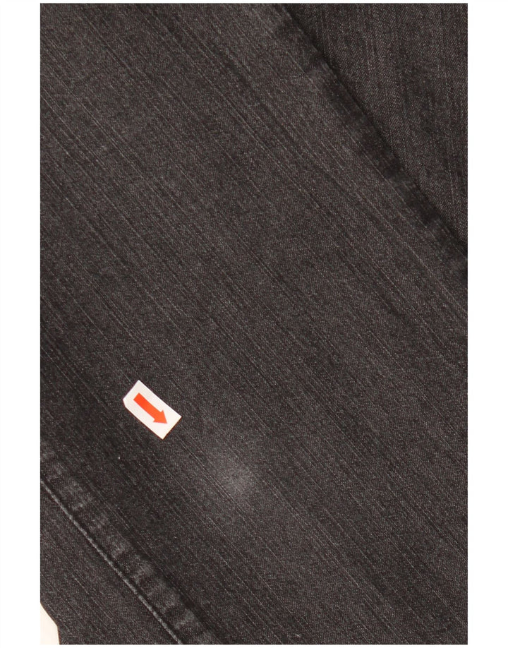 TRUSSARDI Blugi drepti pentru femei W25 L29 bumbac negru