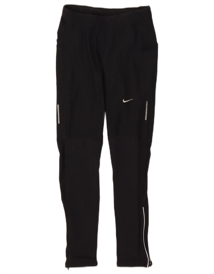 Leggings Dri Fit NIKE pentru femei UK 8, poliester negru mic