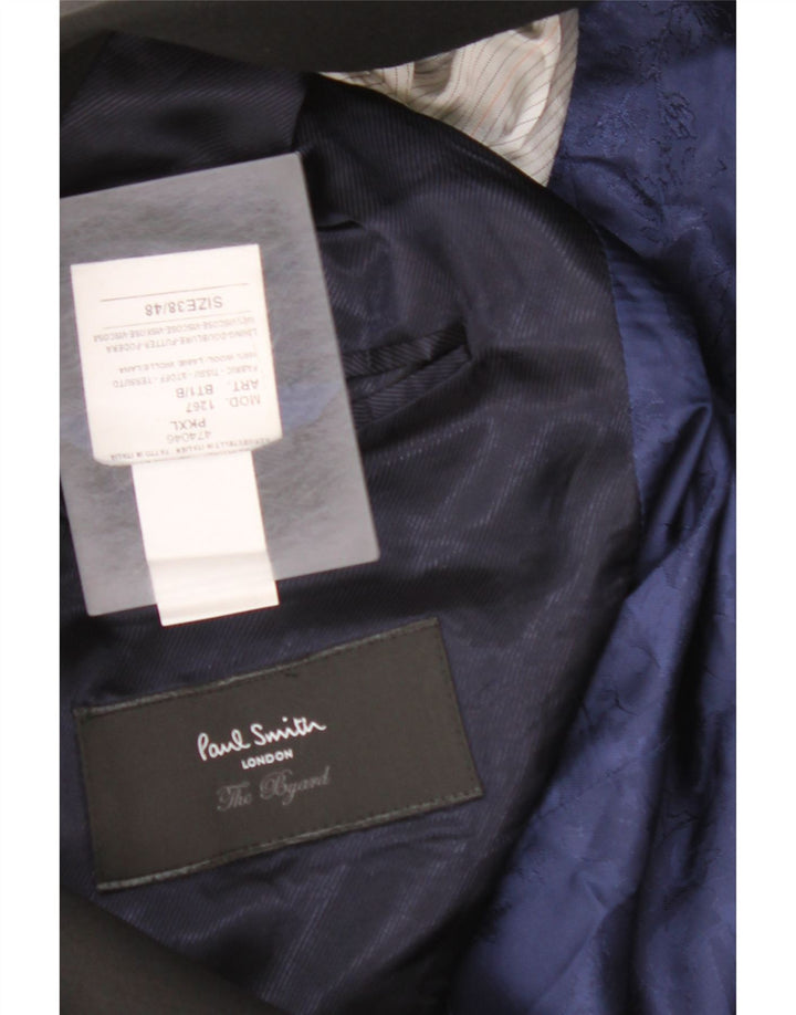 PAUL SMITH Jachetă pentru bărbați cu 2 nasturi, UK 38, lână neagră medie