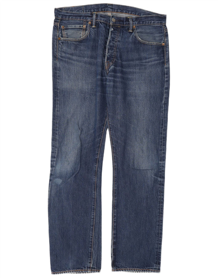 Blugi drepti pentru bărbați Levi's 501 W34 L32 albastru