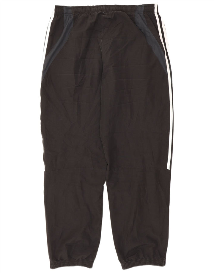 Pantaloni de trening pentru bărbați Adidas Pantaloni de jogging, mari, negru, poliester color bloc