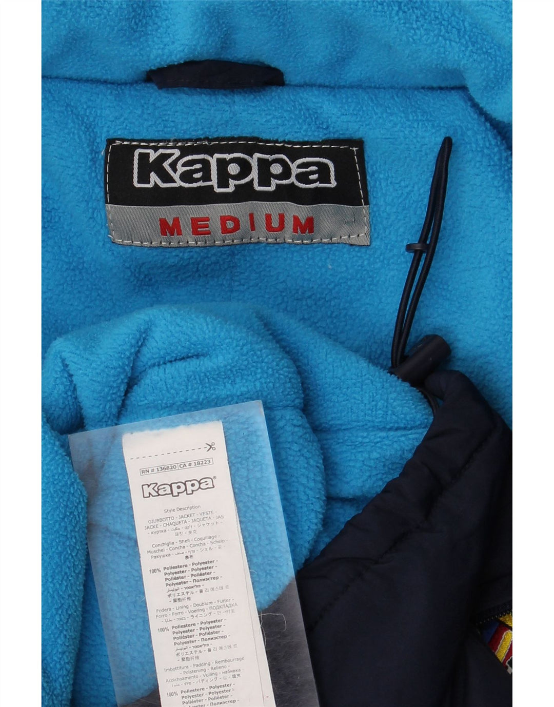 Jachetă Windbreaker pentru bărbați cu grafică Kappa UK 38 Medium Bleumarin