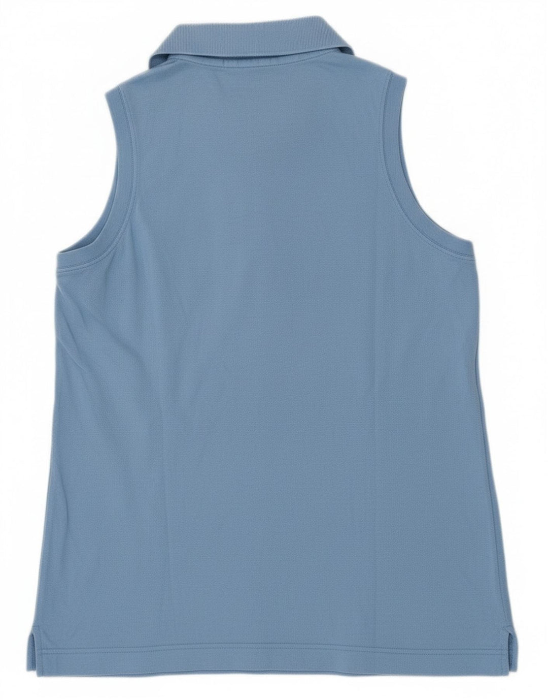 Tricou polo fără mâneci pentru femei Sergio Tacchini UK 12 Bumbac albastru mediu