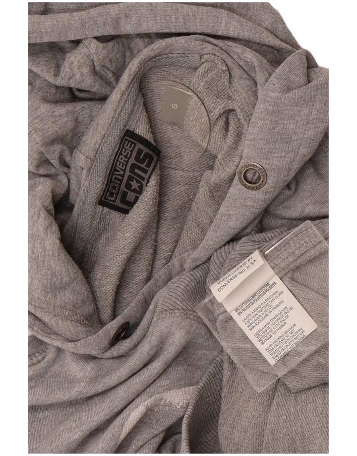 Pulover pentru bărbați Converse Graphic Hoodie, mic, gri, bumbac