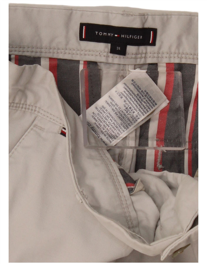 TOMMY HILFIGER Pantaloni scurți cargo pentru bărbați W31 bumbac gri mediu