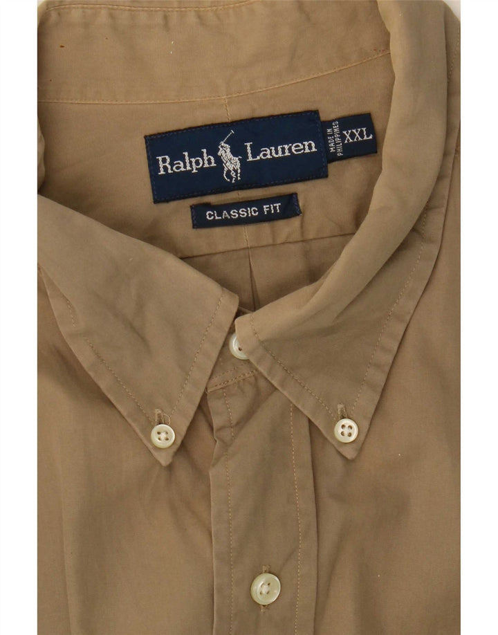 Cămașă pentru bărbați Ralph Lauren, cu tăiere clasică, 2XL, bej
