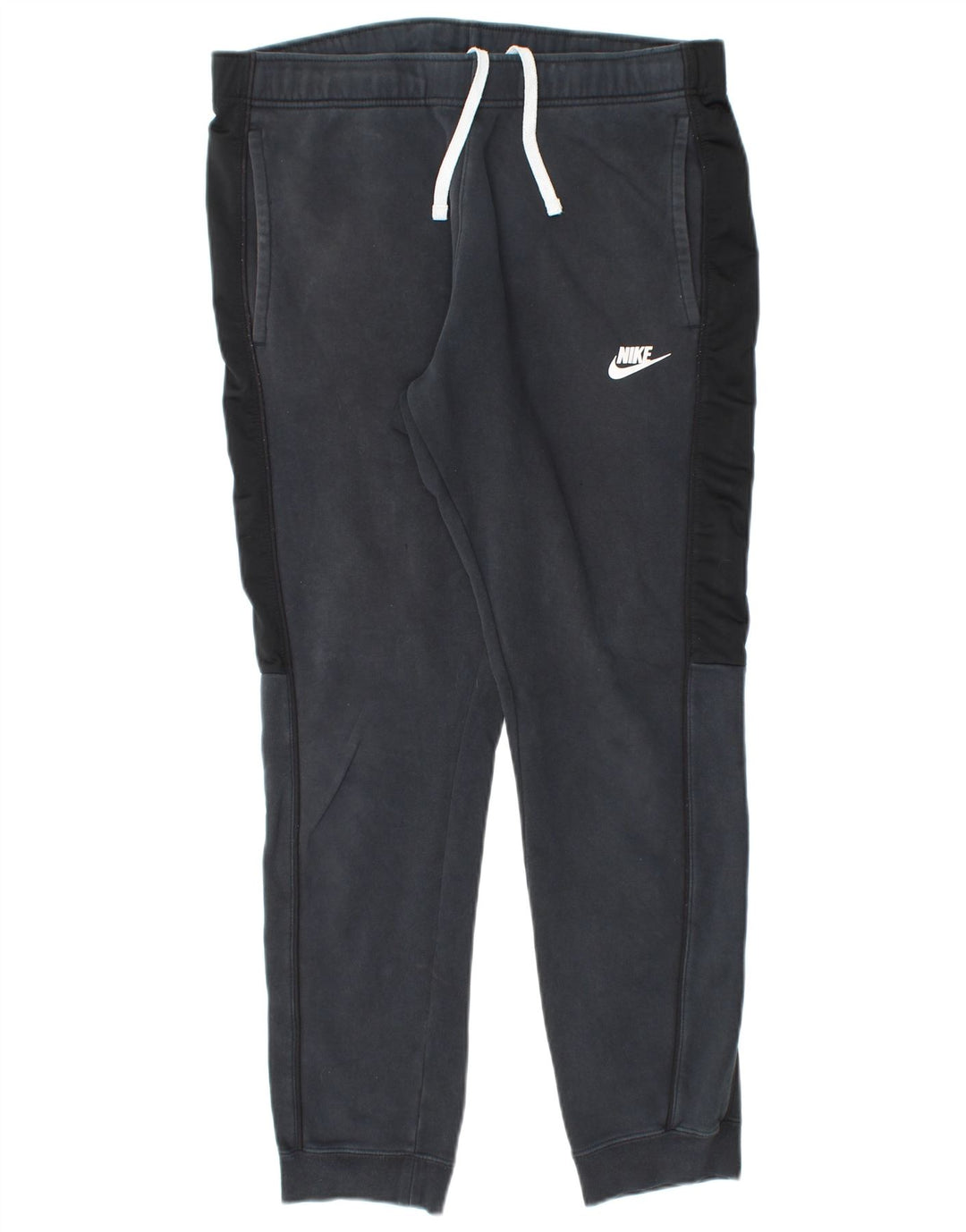 Pantaloni de trening pentru bărbați NIKE Pantaloni de jogging, mediu negru, bumbac color bloc