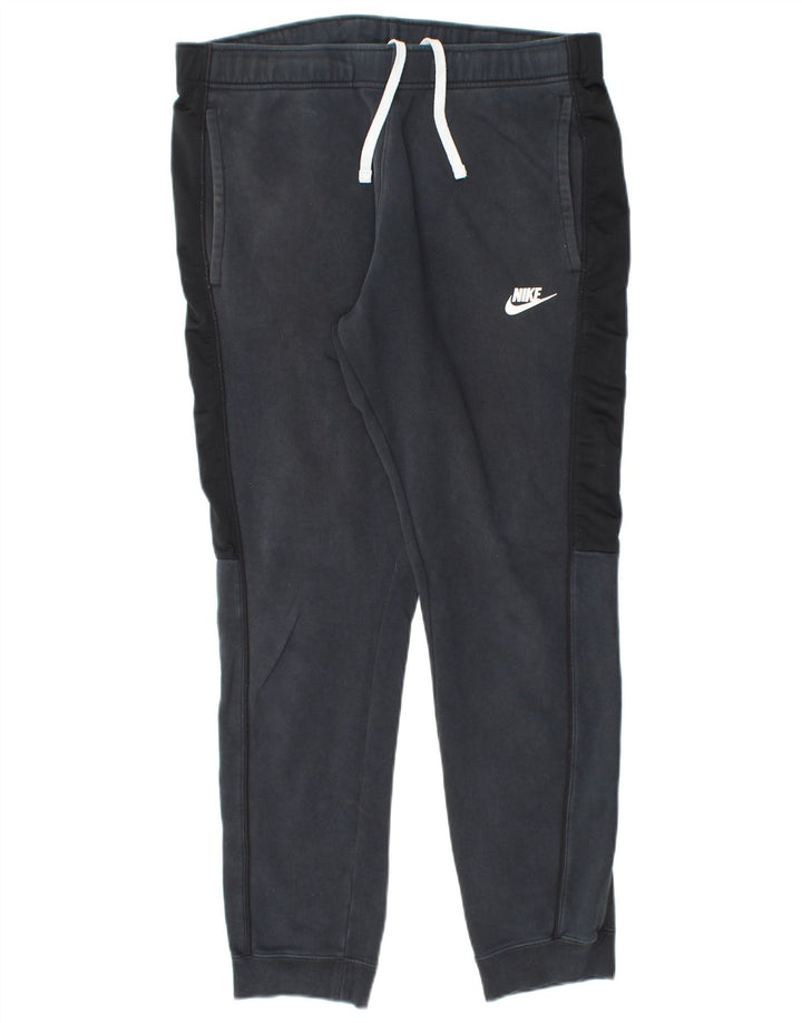 Pantaloni de trening pentru bărbați NIKE Pantaloni de jogging, mediu negru, bumbac color bloc