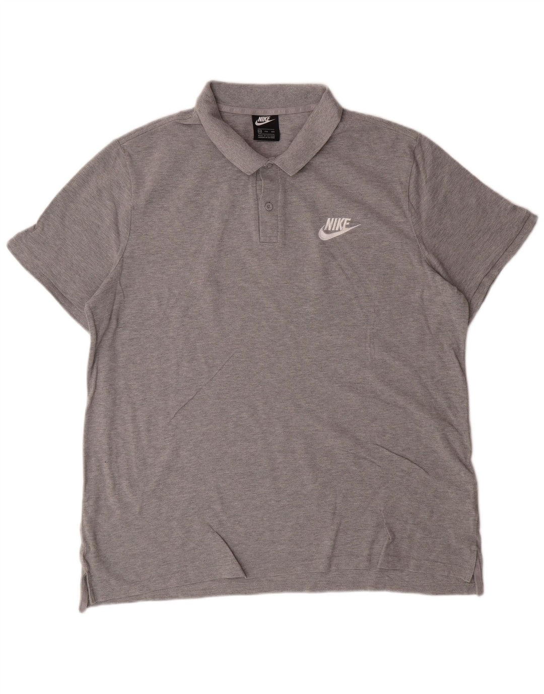 Tricou polo pentru bărbați NIKE 2XL bumbac gri