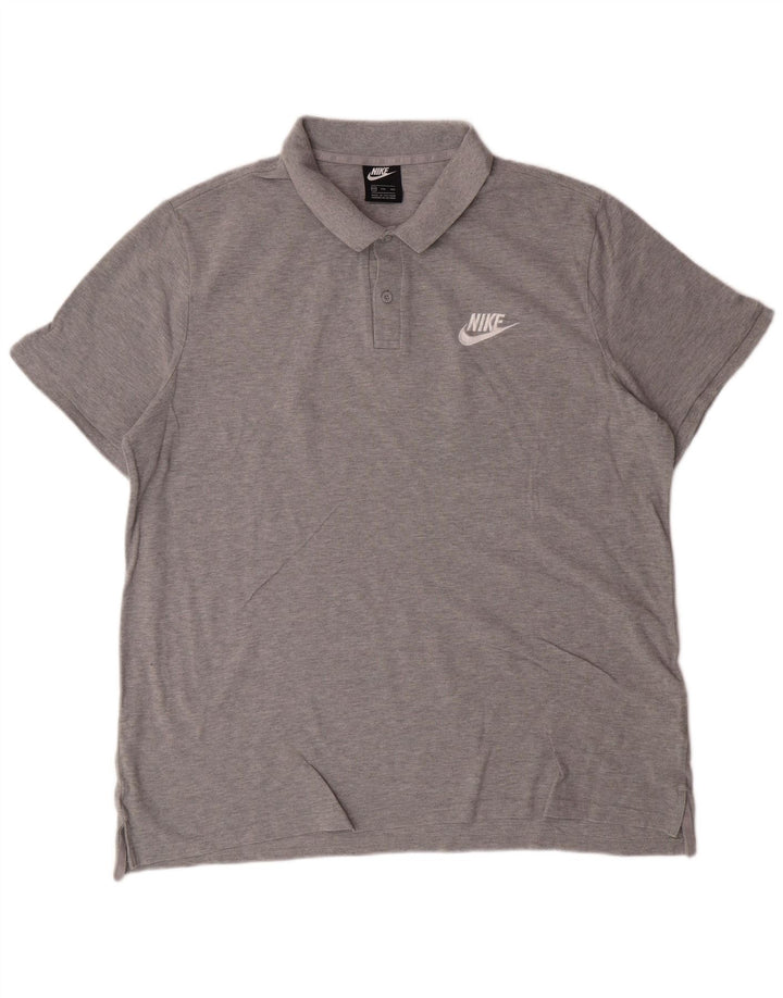 Tricou polo pentru bărbați NIKE 2XL bumbac gri
