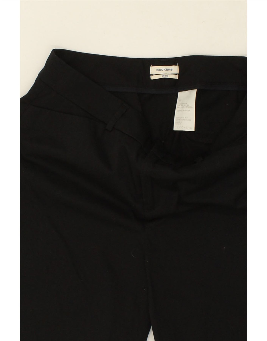 DOCKERS Womens Casual Shorts US 10 Large W32 Black Cotton Vintage Dockers and Second-Hand Dockers from Messina Hembry 