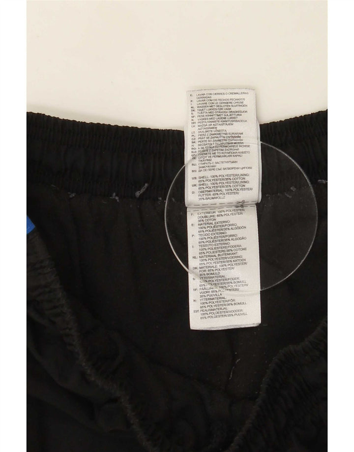 Pantaloni de trening pentru bărbați Adidas Pantaloni de jogging, mari, negru, poliester