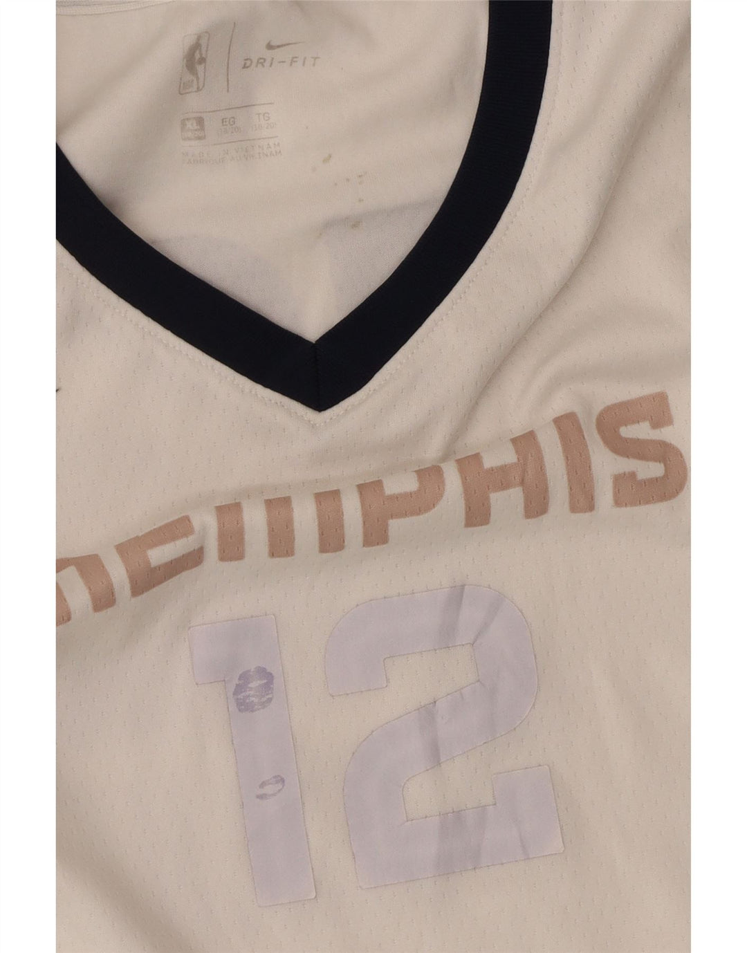 Vesta NIKE Memphis Graphic pentru băieți, 15-16 ani, XL, alb, bloc de culoare