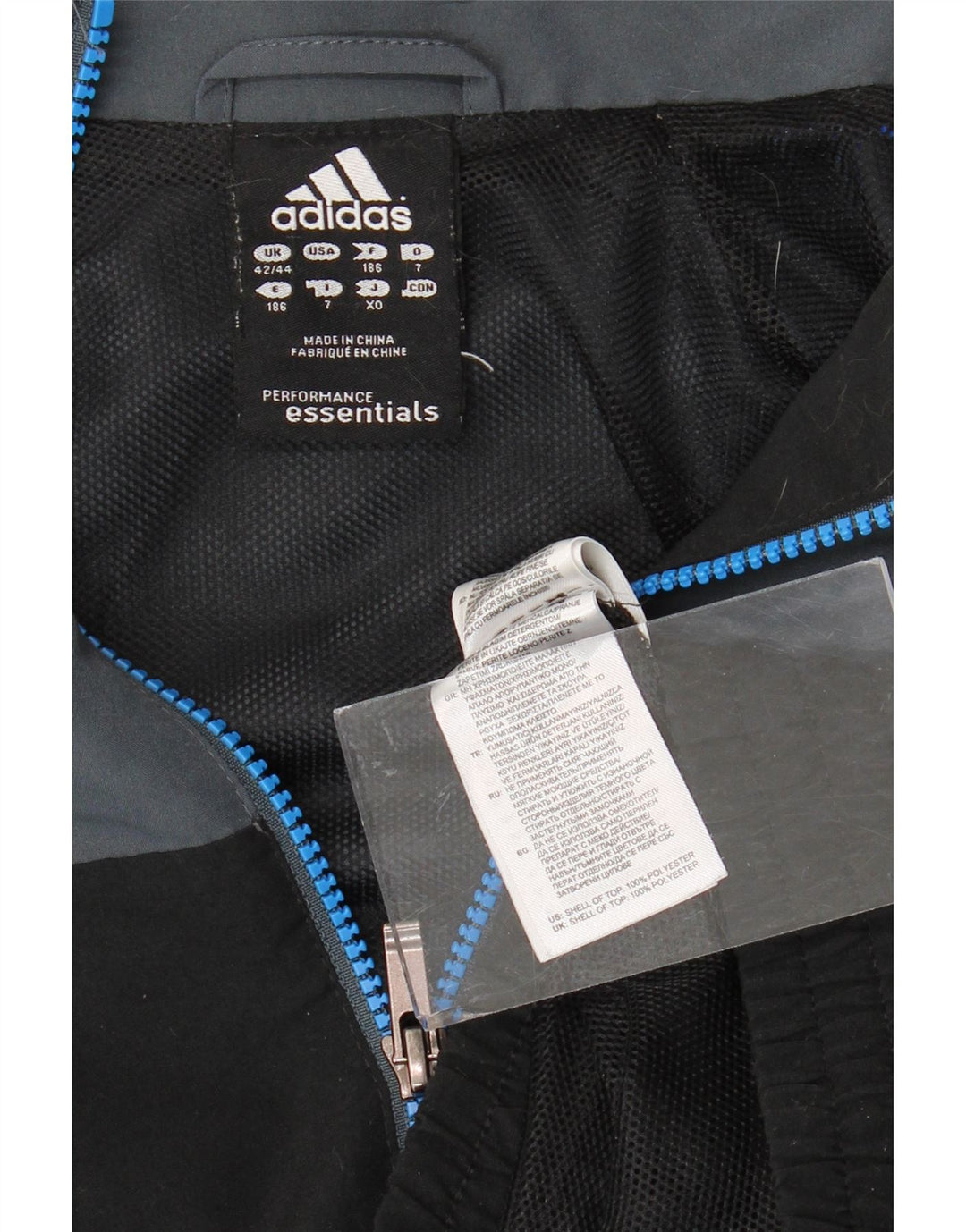 ADIDAS Mens Climalite Trening Top Jacket UK 42/44 Large Black