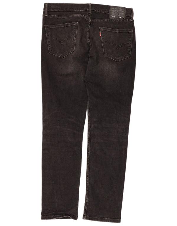 Blugi Levi's 511 Slim pentru bărbați W34 L32 bumbac negru