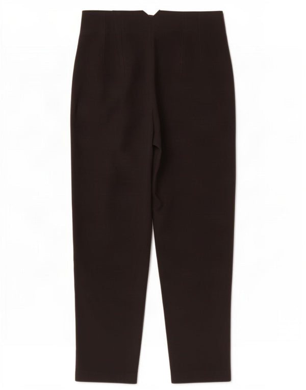 Pantaloni tăiați conici pentru femei cu talie înaltă Zara Mediu L28 L26 Negri