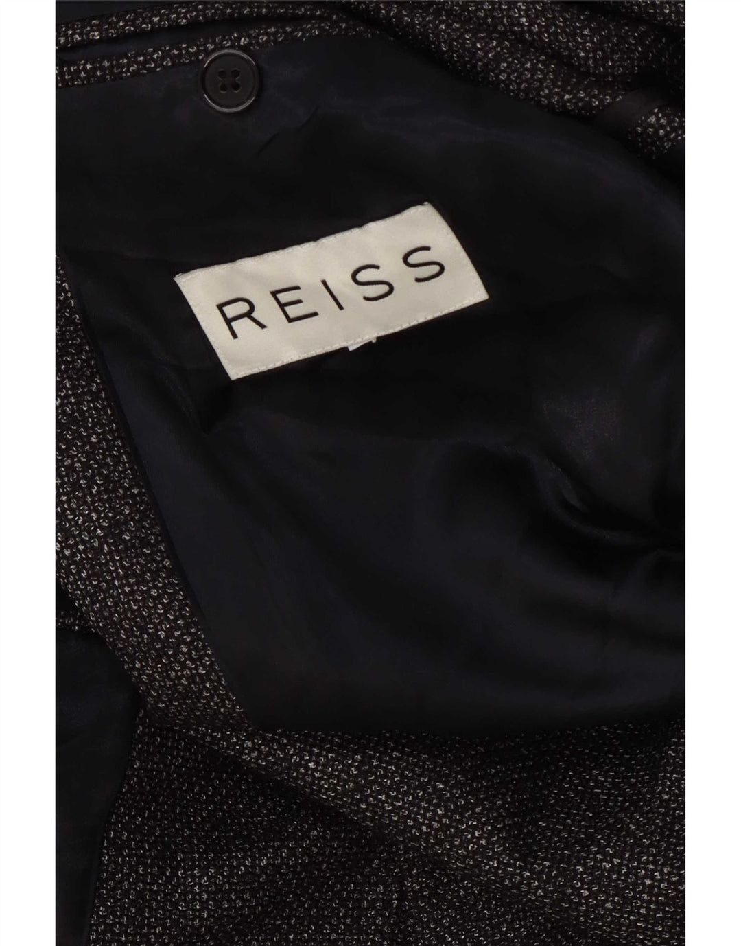Jachetă blazer pentru bărbați Reiss cu 1 nasture UK 36 Mic bleumarin
