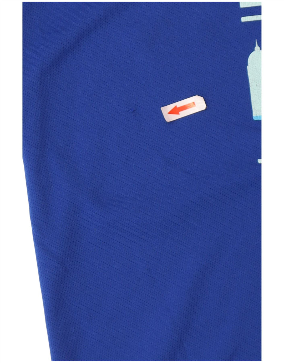 Tricou grafic Asics London pentru bărbați Top Medium Blue Poliester