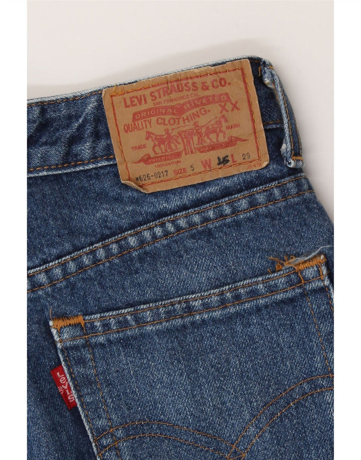 Jeans Levi's pentru femei cu talie înaltă W25 L29 Albastru