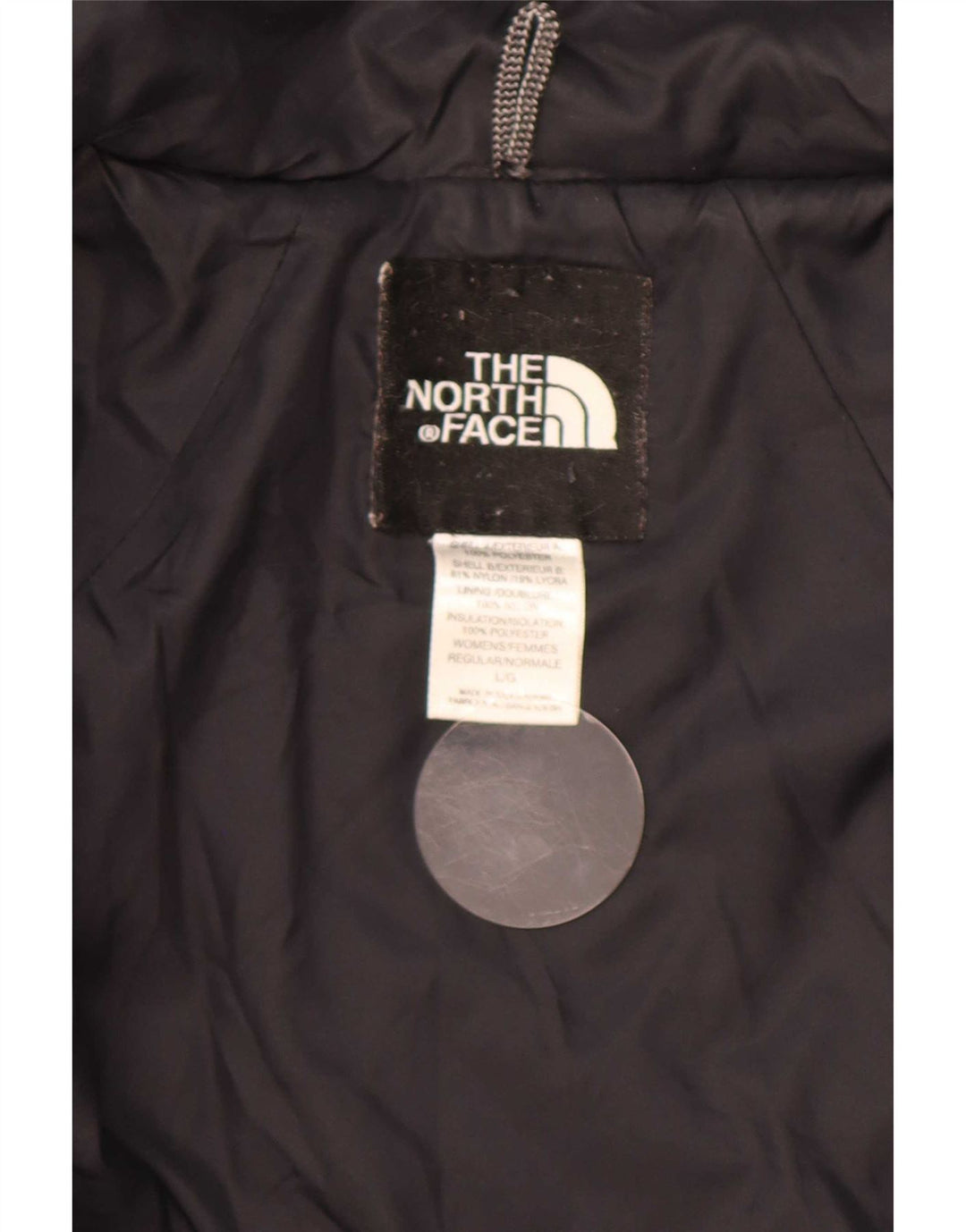 Jachetă căptușită The North Face pentru bărbați UK 40 Large Black Poliester