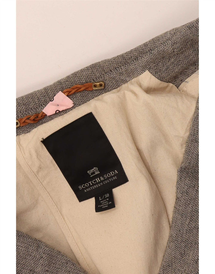 Jachetă pentru bărbați Scotch & Soda, cu 2 nasturi, IT 50, mare, gri