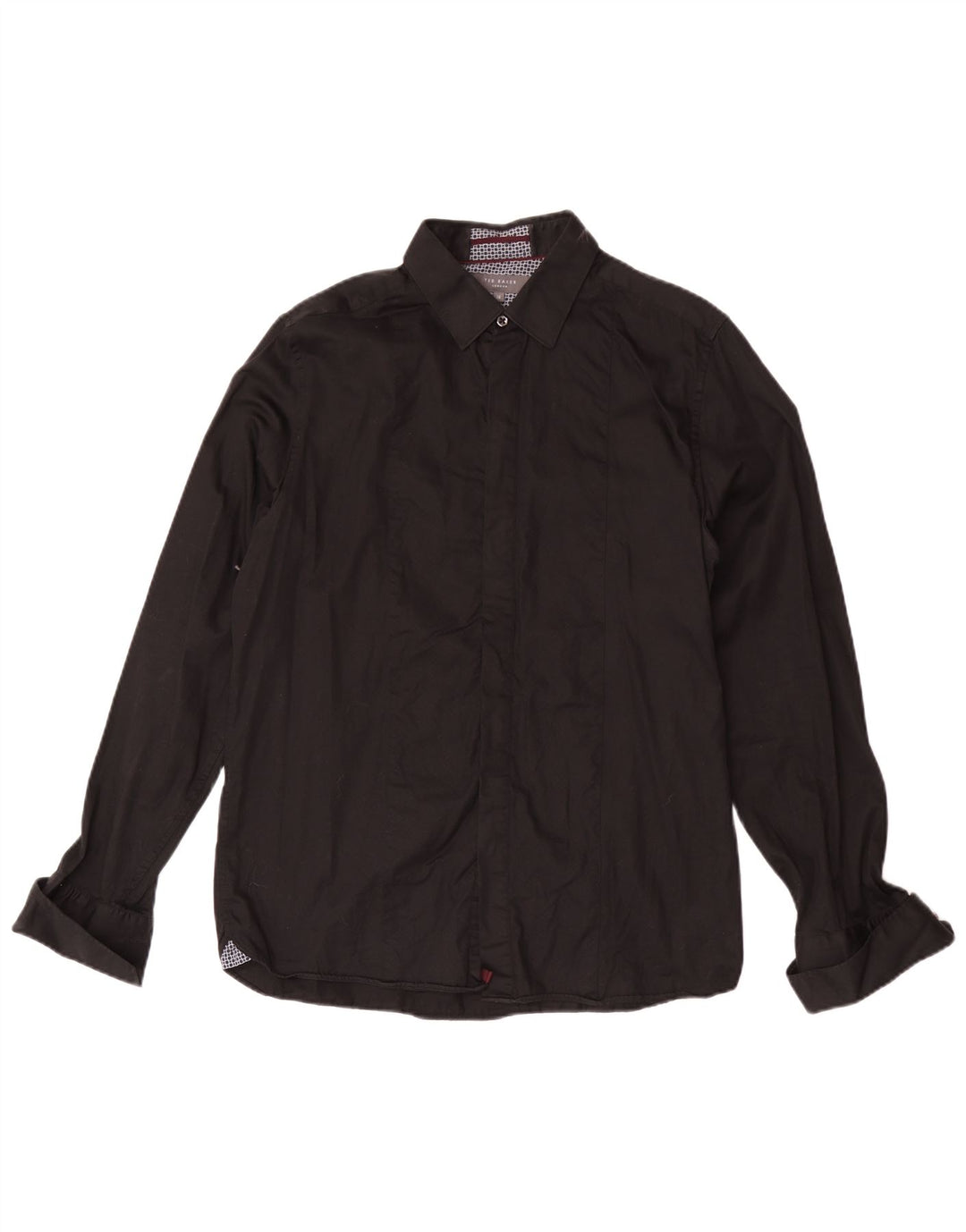 Cămașă formală pentru bărbați Ted Baker, mărimea 16, mare, negru