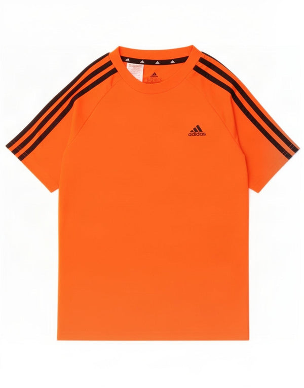 Tricou Adidas Aeroready pentru baieti Top 11-12 ani Poliester portocaliu