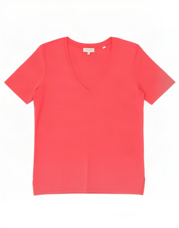 Tricou pentru femei Ted Baker Mărimea 4 mare poliester roz