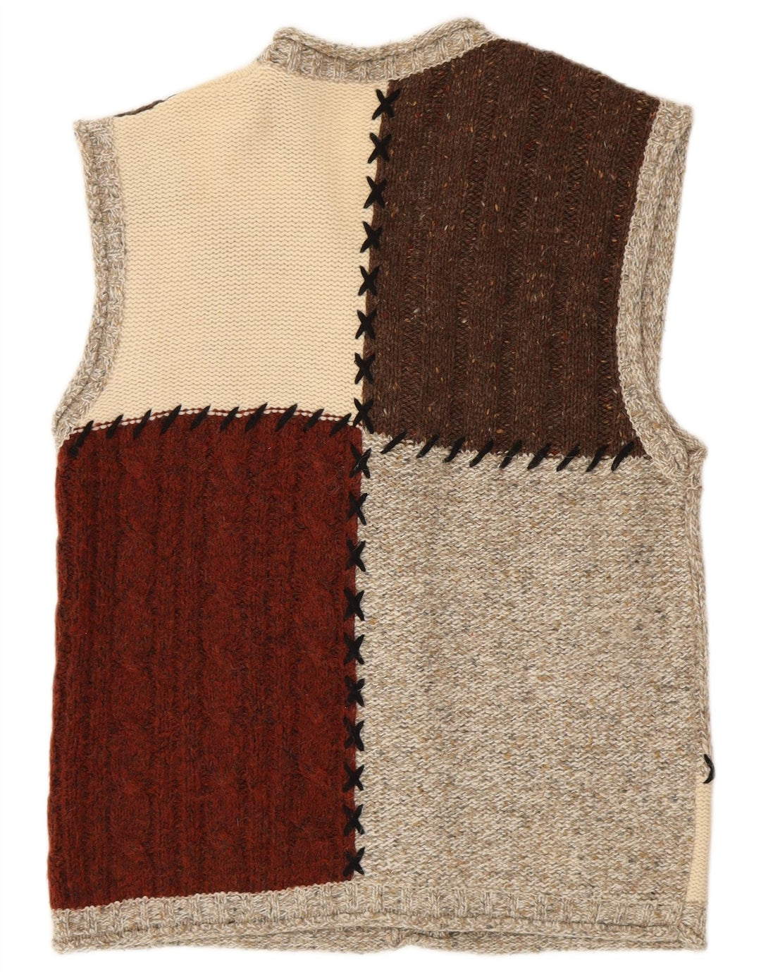 Pulover cardigan pentru femei VINTAGE UK 16, mare, multicolore