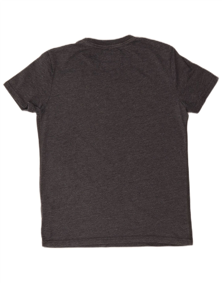Tricou grafic pentru bărbați Superdry Top din bumbac gri mediu