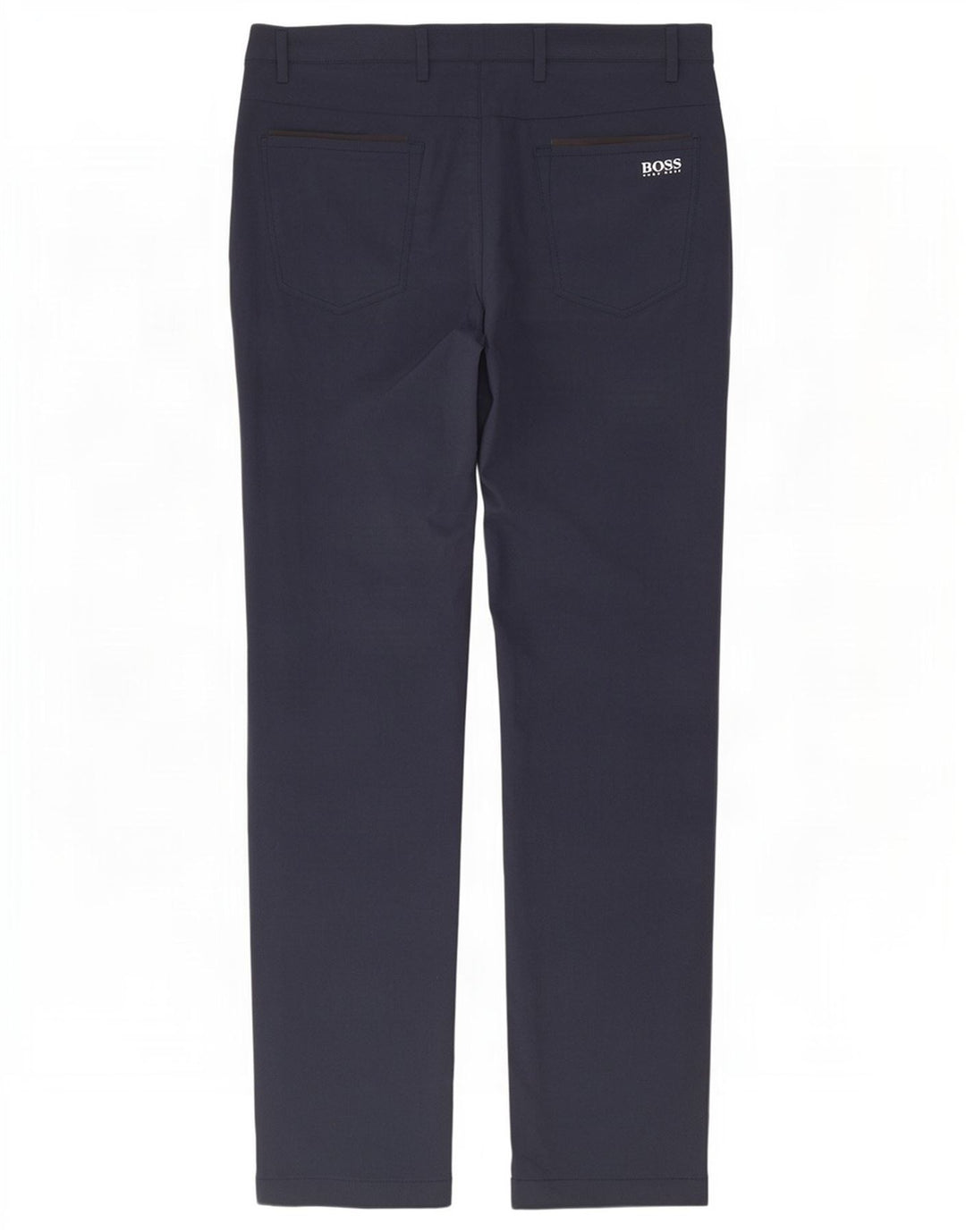 Pantaloni chino slim pentru bărbați Hugo Boss L30 L31 poliester bleumarin