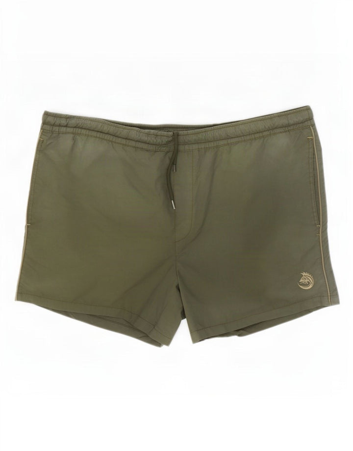Pantaloni scurți de înot pentru bărbați Zara XL, verde, poliamidă