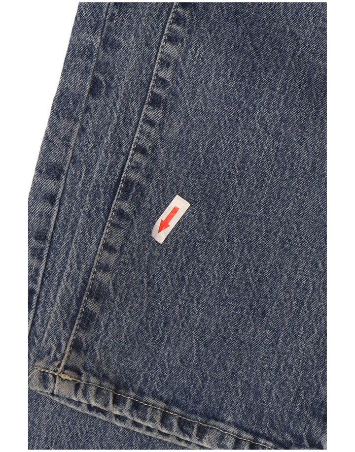 Blugi drepte pentru femei Guess W24 L29 Bumbac albastru