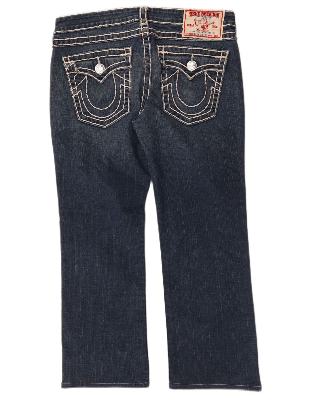 True Religion Blugi pentru femei Crop Bootcut W32 L26 Bumbac albastru
