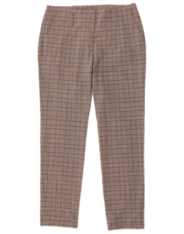 Pantaloni chino slim pentru femei Zara Mici L26 L27 Gri Check