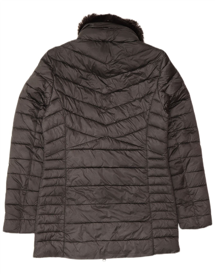 Jachetă căptușită cu tartan pentru femei Barbour UK 8 Small Black Sintetic Winter