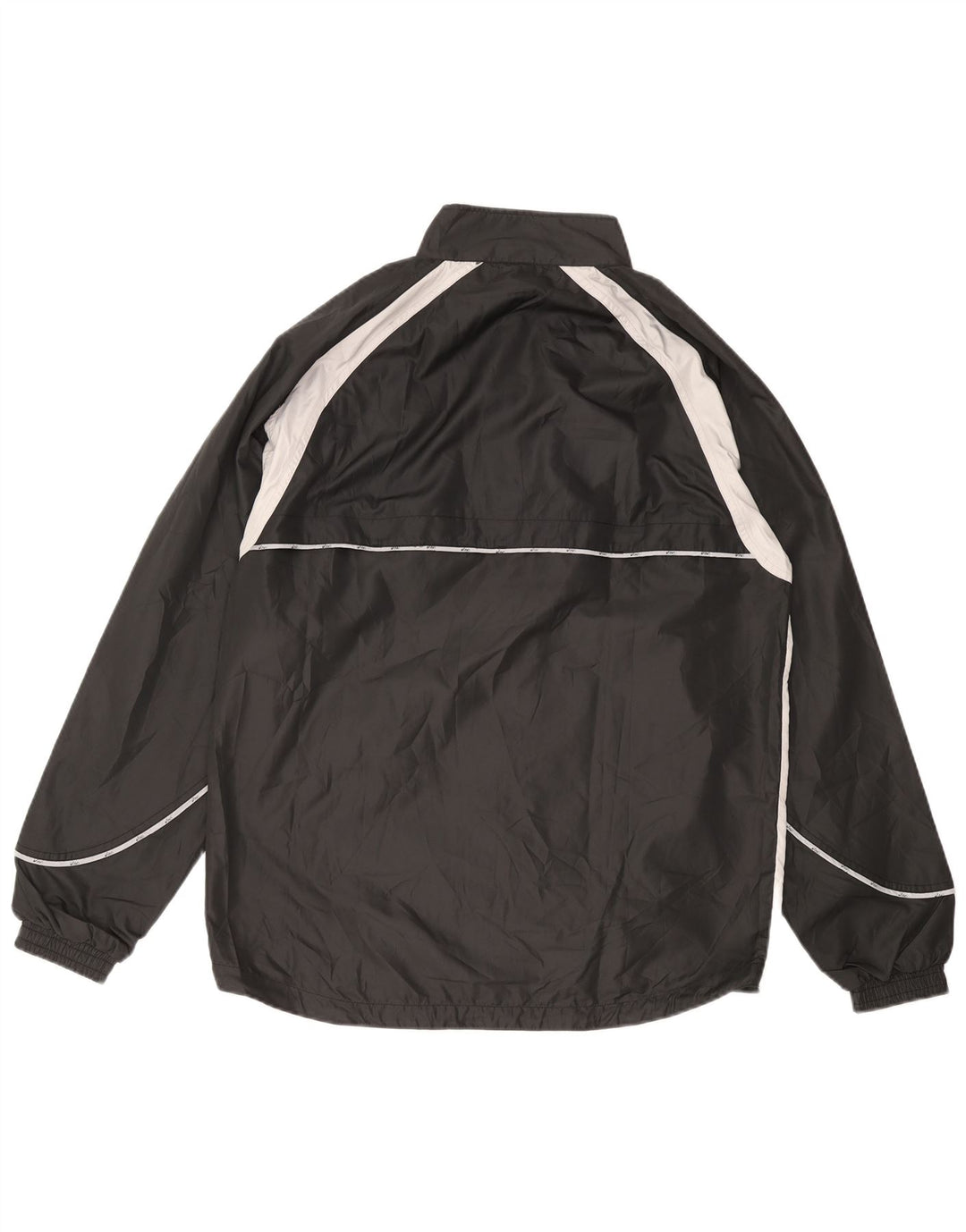 Jachetă de top pentru trening ASICS pentru bărbați XL, neagră, microfibre color block