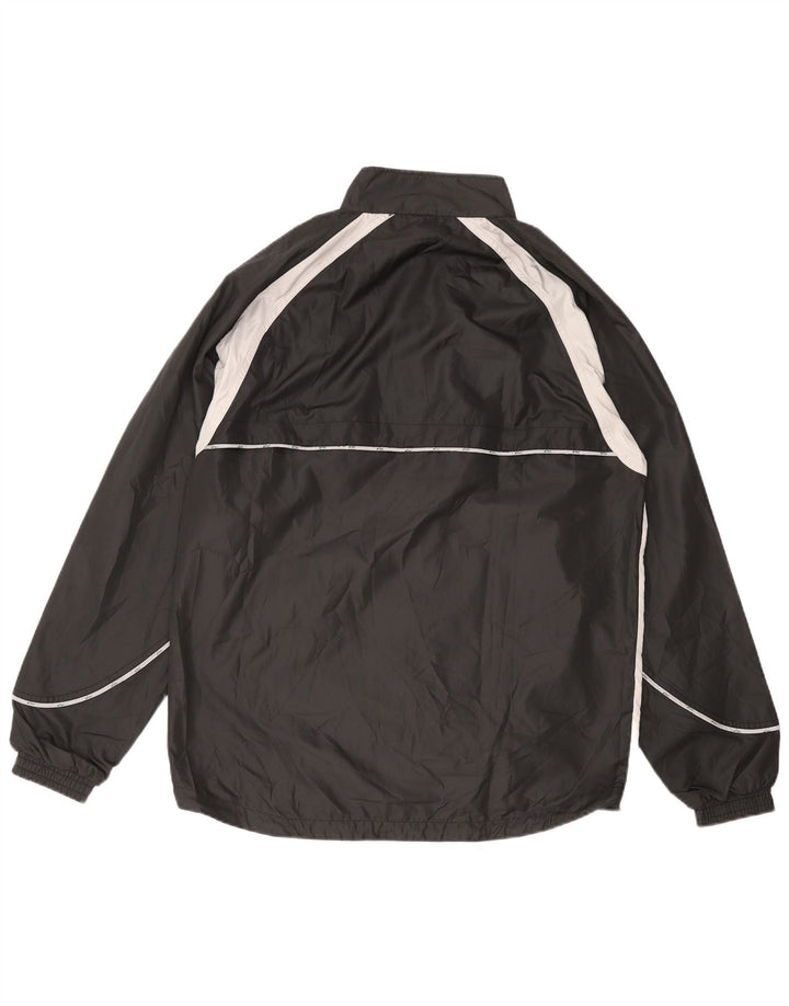 Jachetă de top pentru trening ASICS pentru bărbați XL, neagră, microfibre color block