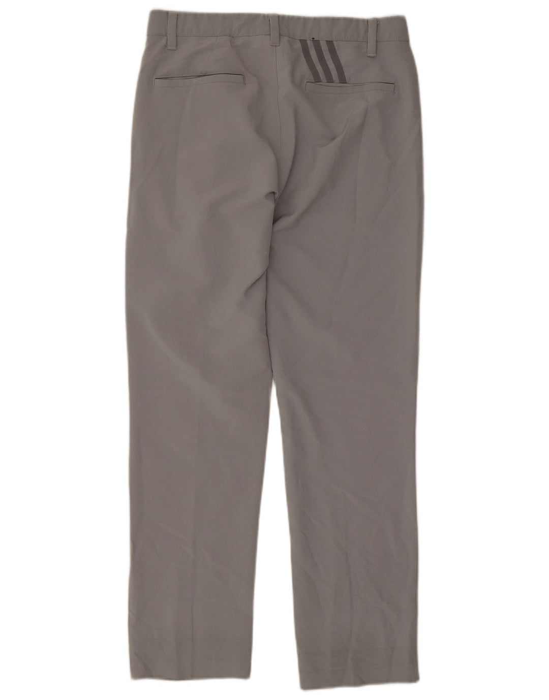 Pantaloni chino drepți pentru bărbați Adidas W30 L28 poliester gri