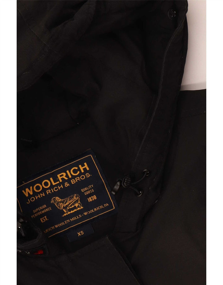 Jachetă parka cu glugă Woolrich pentru femei UK 6 XS Negru