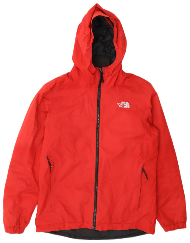 Jachetă Windbreaker pentru bărbați cu glugă The North Face UK 38 Poliester roșu mediu