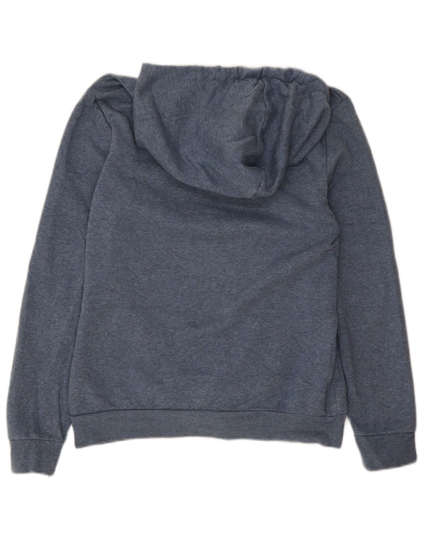 Pulover cu glugă cu grafic pentru femei Adidas Marea Britanie 8/10 Mic, albastru marin, pătat
