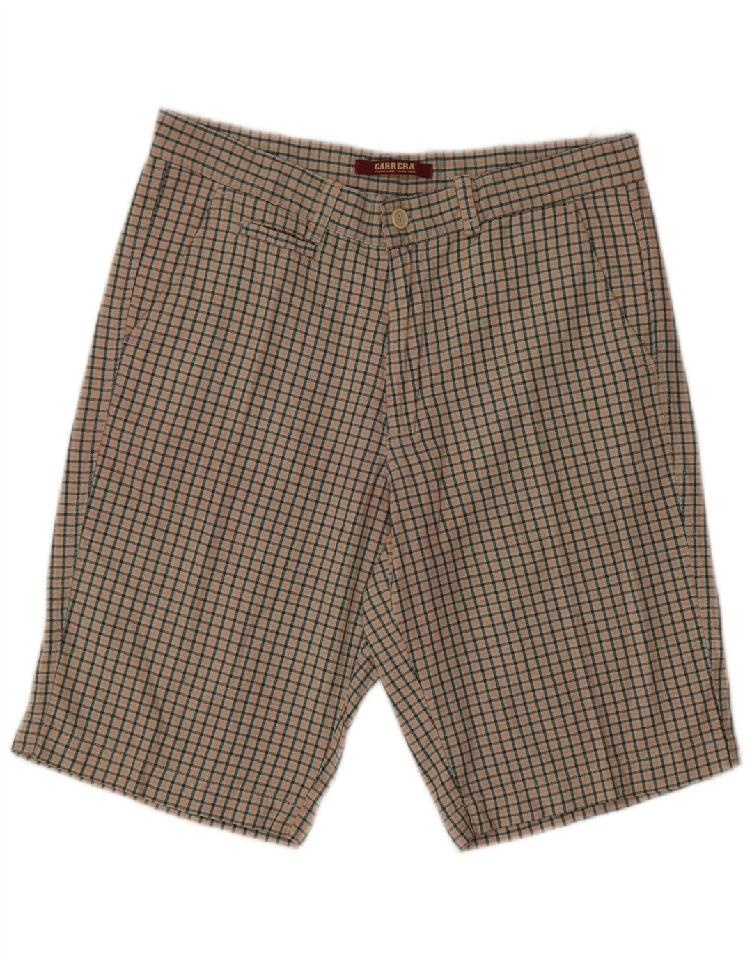 Pantaloni scurți chino pentru bărbați Carrera IT 50 Large W34 Bumbac cu carouri multicolore
