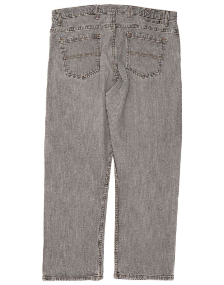 Blugi drepti pentru bărbați Marks & Spencer Blue Harbour W38 L29 bumbac gri