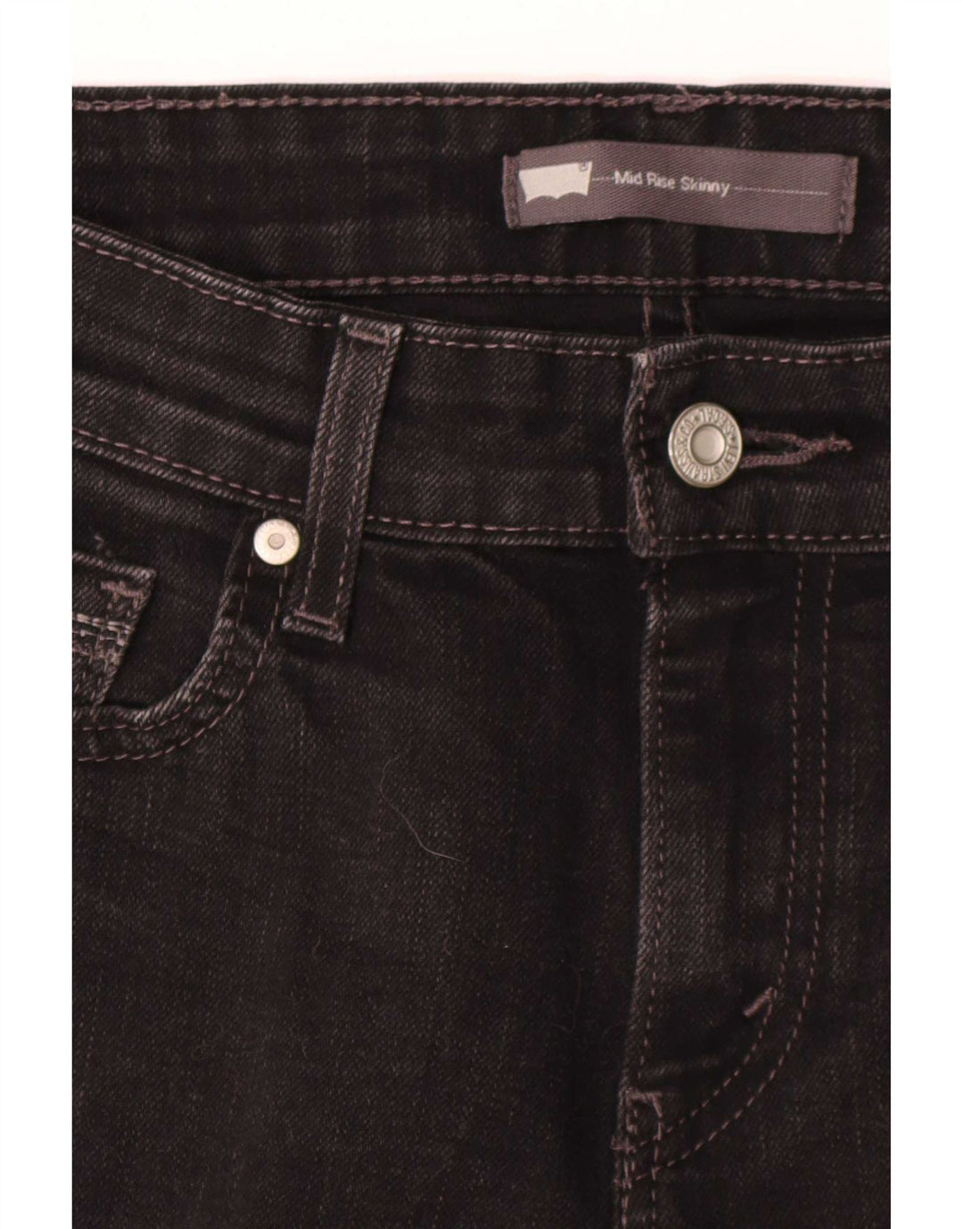 Blugi skinny Levi's pentru femei cu talie medie W30 L30 negri