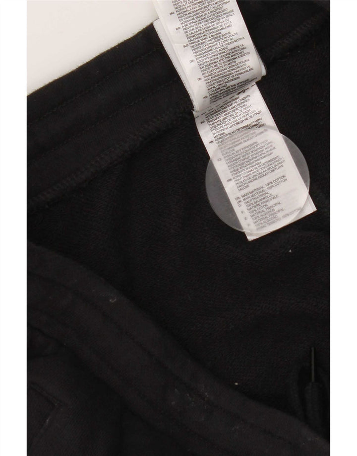 Pantaloni scurți sport pentru bărbați Adidas, bumbac mediu negru