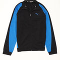 PUMA Boys Tracksuit Top Jacket 15-16 Years  Navy Blue Colourblock Vintage Puma and Second-Hand Puma from Messina Hembry 